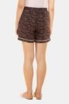Amante Sleep Shorts - Burlwood Floral Print — thumbnail 3